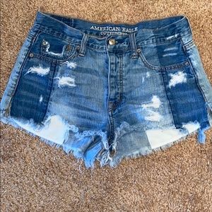 American eagle vintage high rise festival shorts